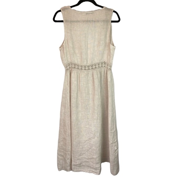 Boho Linen Wrap Dress | Cover up - Picture 2 of 6